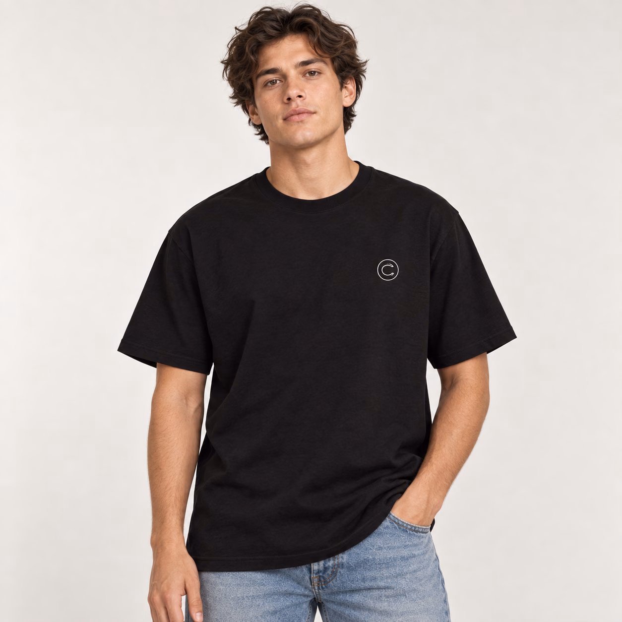 Black Oversized T-Shirt