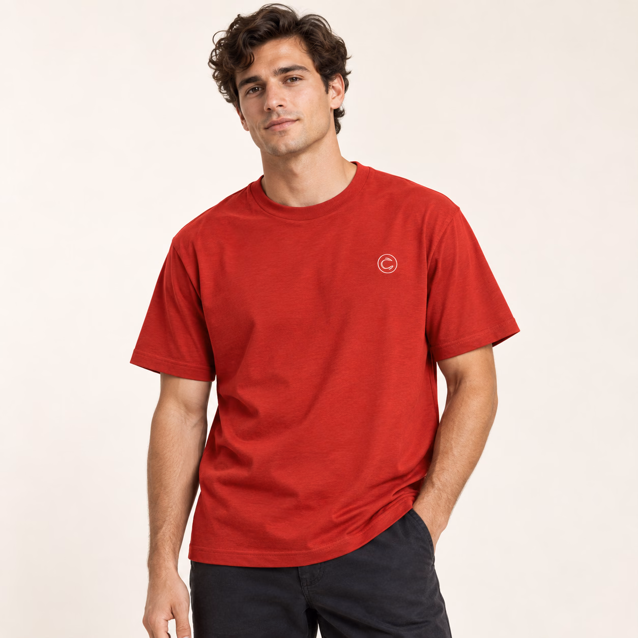 Red Oversized T-Shirt
